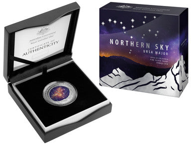 2016 $5 Northern Sky Ursa Major 1oz Silver Coloured Domed Proof Coin