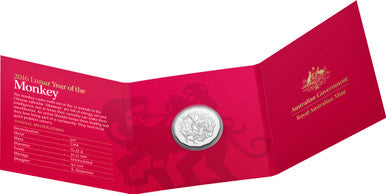 2016 50c Tetra Decagon Year of The Monkey Uncirculated Coin