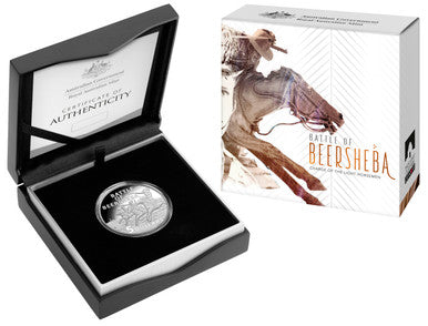 2017 $5 Battle of Beersheba Charge of The Light Horsemen 1oz Silver Proof Coin