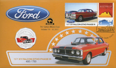 2017 50c ANDA Sydney Ford Classics 1971 XY Falcon GTHO Phase III PNC