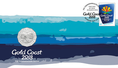 2018 50c Gold Coast XXI Commonwealth Games PNC