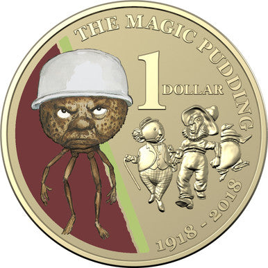 2018 $1 Treasured Australian Stories 100 Years of Snugglepot and Cuddlepie and The Magic Pudding Uncirculated 2 Coin Set
