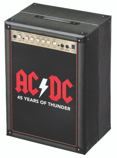 2018 $5 AC/DC 45 Years of Thunder Silver Coloured Triangular Proof Coin with Guitar Pick Set