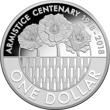 2018 Armistice Centenary Silver Proof 3 Coin Set