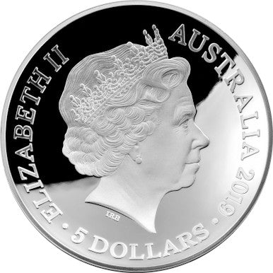 2019 $5 A New Map of The World 1626 Columbus, Drake, Cavendish and Magellan 1oz Silver Proof Domed Coin