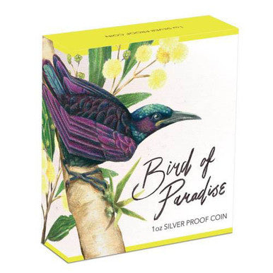 2019 $1 Birds of Paradise 1oz Silver Proof Coin