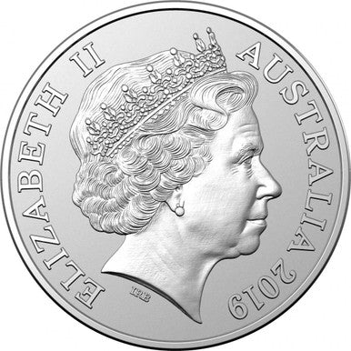 2019 $1 Bottlenose Dolphin 1oz Silver BU Coin