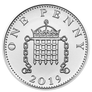 UK 2019 1d Celebrating The Birth of The Duke and Duchess of Sussex's First Child Uncirculated Coin