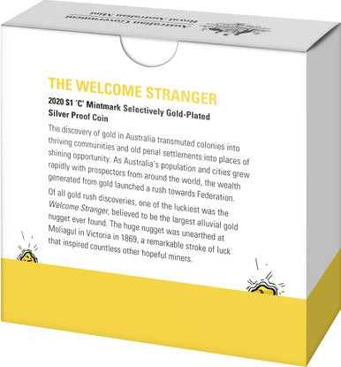 2020 $1 Eureka Australia's Gold Rush Selectively Gold Plated Silver Proof Coin