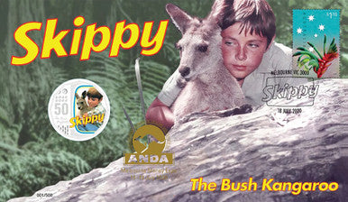 2020 50c ANDA Melbourne Skippy The Bush Kangaroo PNC