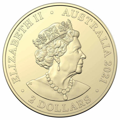 2021 $2 Australian Ambulance Services Coloured Al-Bronze Uncirculated Coin