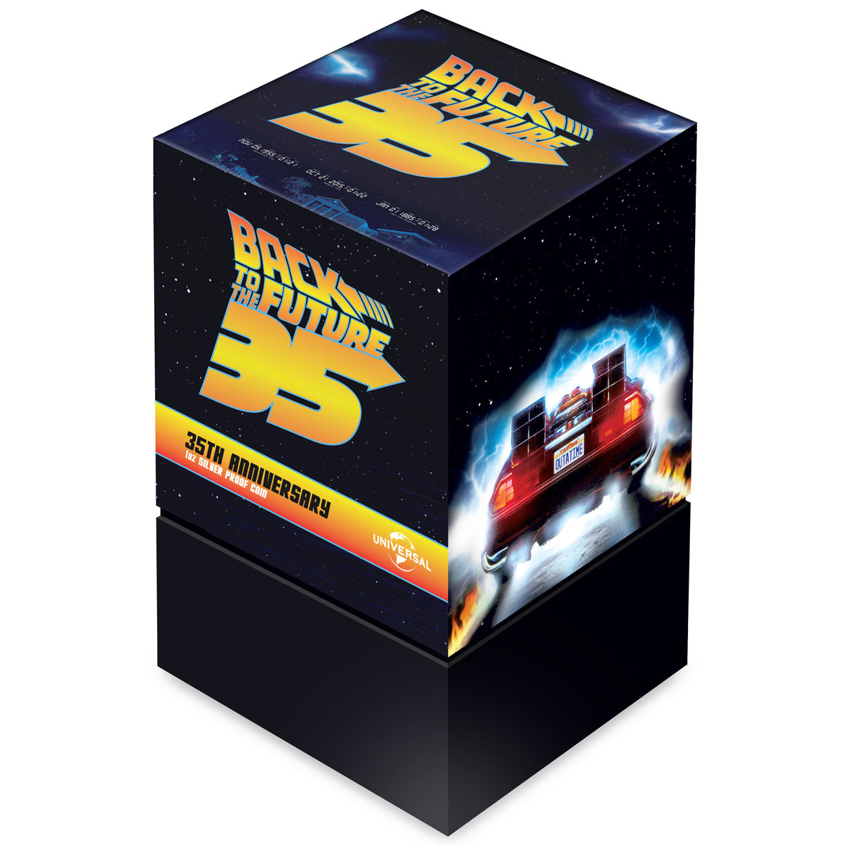 Niue 2020 $2 Back To The Future 35th Anniversary 1oz Silver Coloured Proof Coin