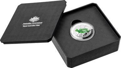 2022 $5 Beauty Rich & Rare Daintree Rainforest 1oz Silver Coloured Proof Domed Coin
