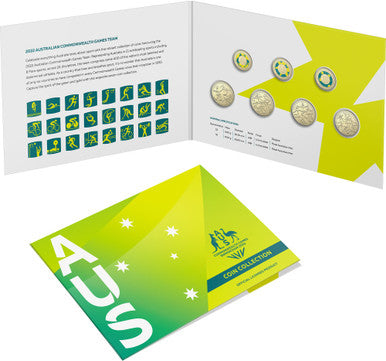 2022 Australia Commonwealth Games Team Uncirculated 7 Coin Set