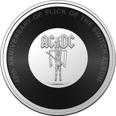 2022/2023 45th Anniversary of AC/DC 20c coloured uncirculated 6 coin collection