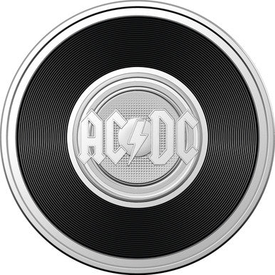 2022/2023 45th Anniversary of AC/DC 20c coloured uncirculated 6 coin collection