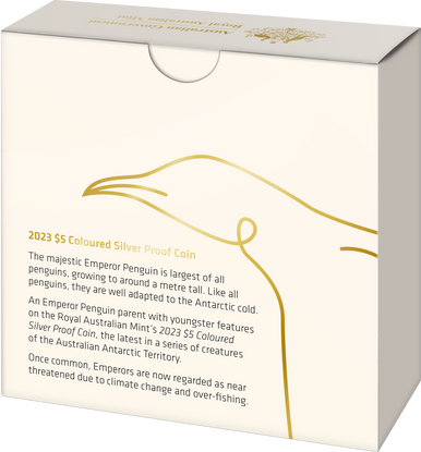 2023 Australian Antarctic Territory - $5 1oz Silver Penguin
