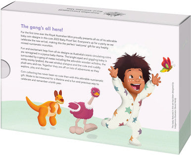 2023 Baby Proof Six Coin Set CuNi AlBr