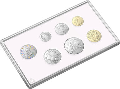2023 Baby Unciculated Six Coin Set CuNi AlBr
