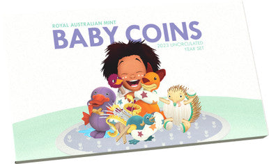 2023 Baby Unciculated Six Coin Set CuNi AlBr