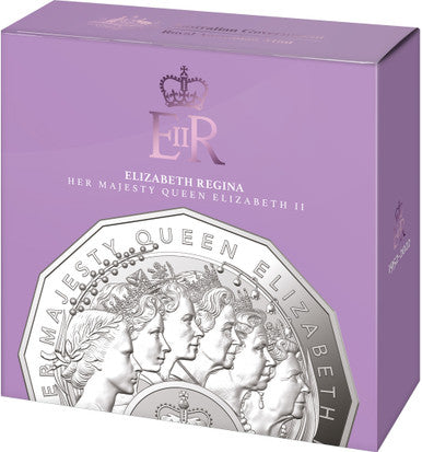 2023 50c Elizabeth Regina Her Majesty Queen Elizabeth II Silver Proof Coin