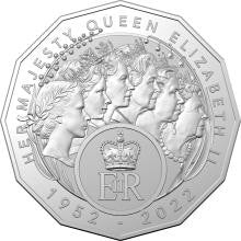 2023 50c Elizabeth Regina Her Majesty Queen Elizabeth II Uncirculated Coin