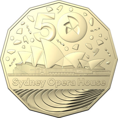 2023 Sydney Opera House 50th Anniversary 50c Uncirculated Coin