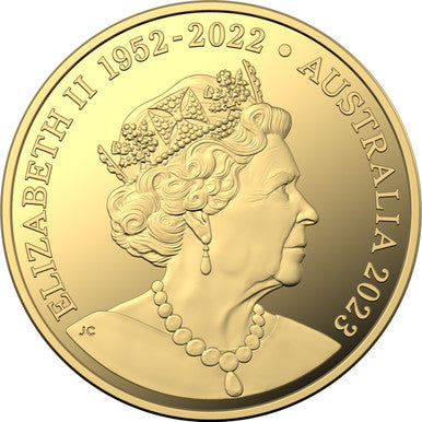 2023 $1 Kangaroo Mob of Thirty 'C' Mintmark 1/10oz Gold Proof Coin