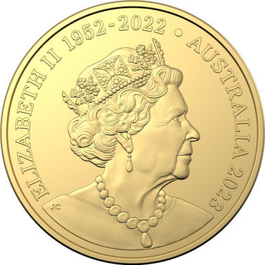 2023 Anniversary of Edward the Emu Special Deluxe Edition Book 20c CuNi Gold-Plated Colour Printed Uncirculated Coin