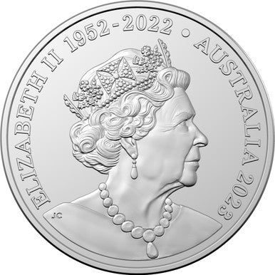 2023 $1 Kangaroo Mob of Thirty 'C' Mintmark 1oz Silver Uncirculated Coin