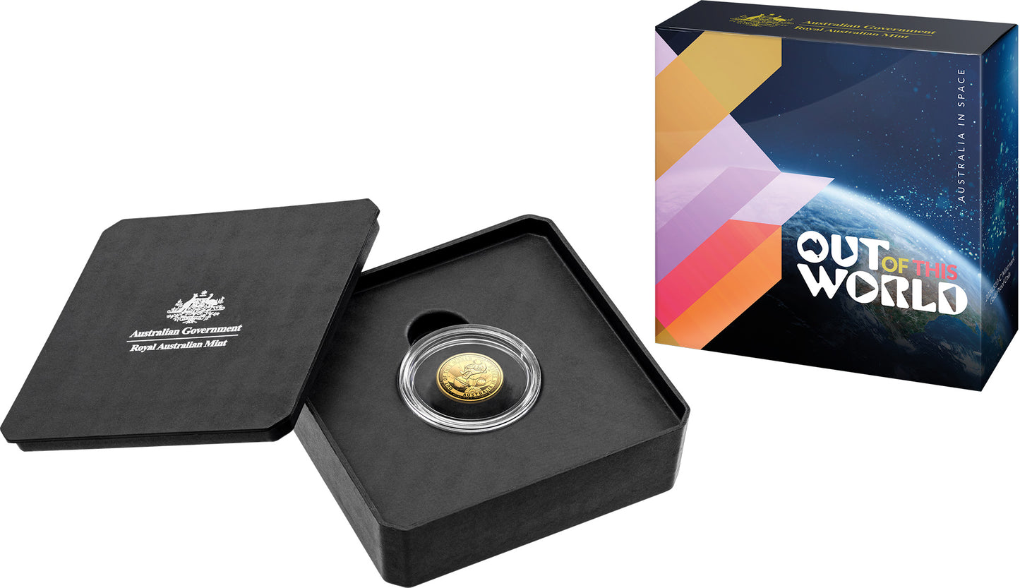2024 $10 Out of This World Australia In Space 'C' Mintmark Gold Proof Coin