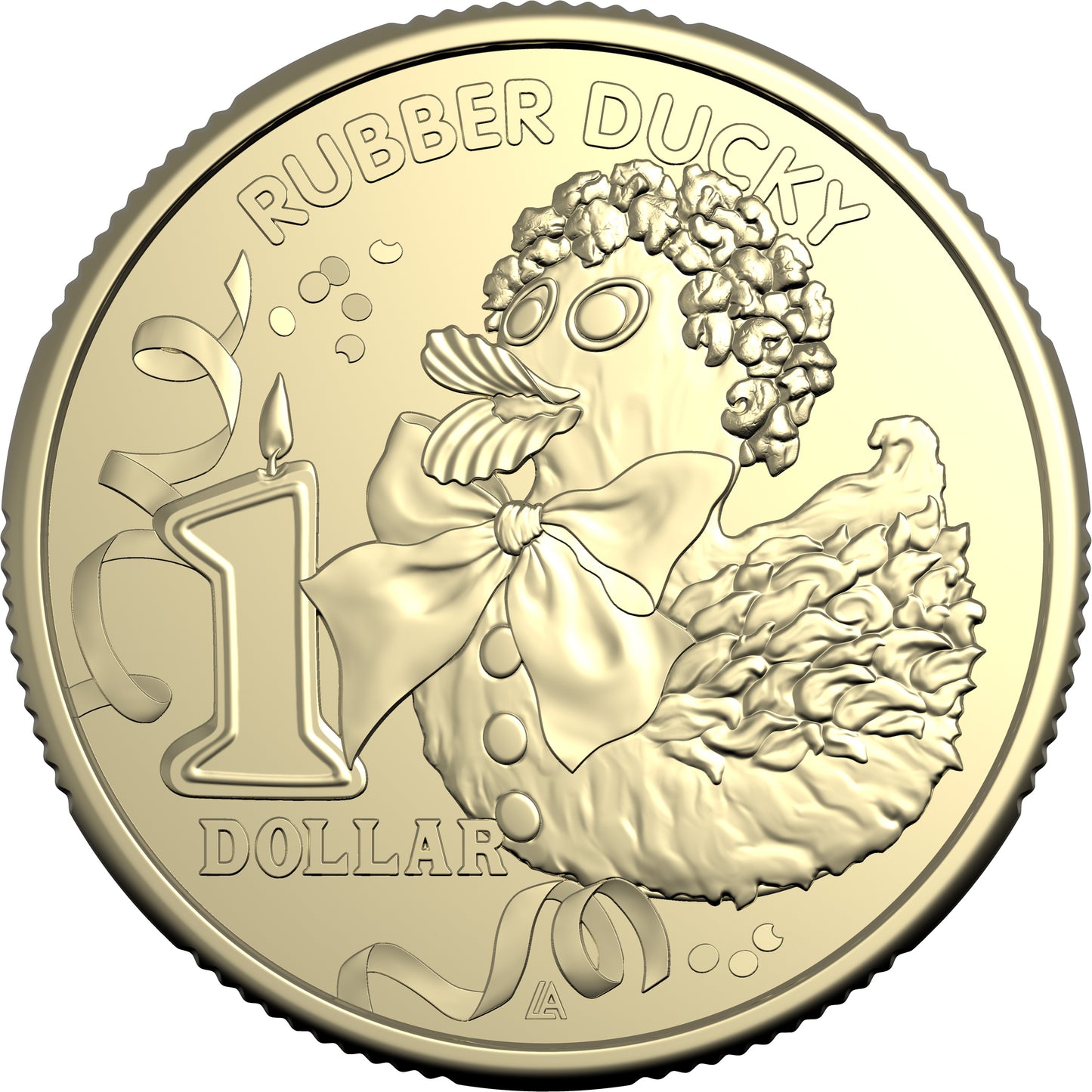 2025 $1 Women's Weekly Children's Birthday Cake Book Rubber Ducky Uncirculated Coin