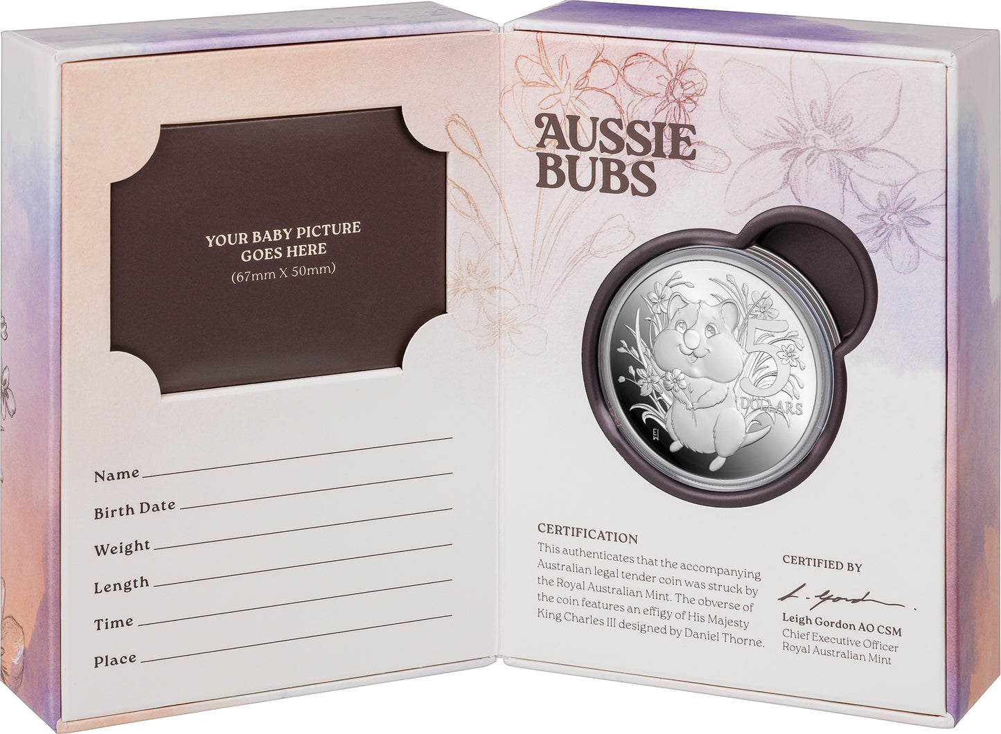 2025 $1 Aussie Bubs 1oz Silver Proof Baby Coin