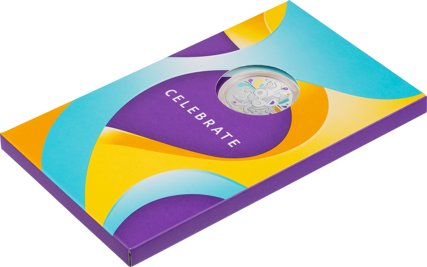 2025 50c Celebrations Coloured Uncirculated Coin