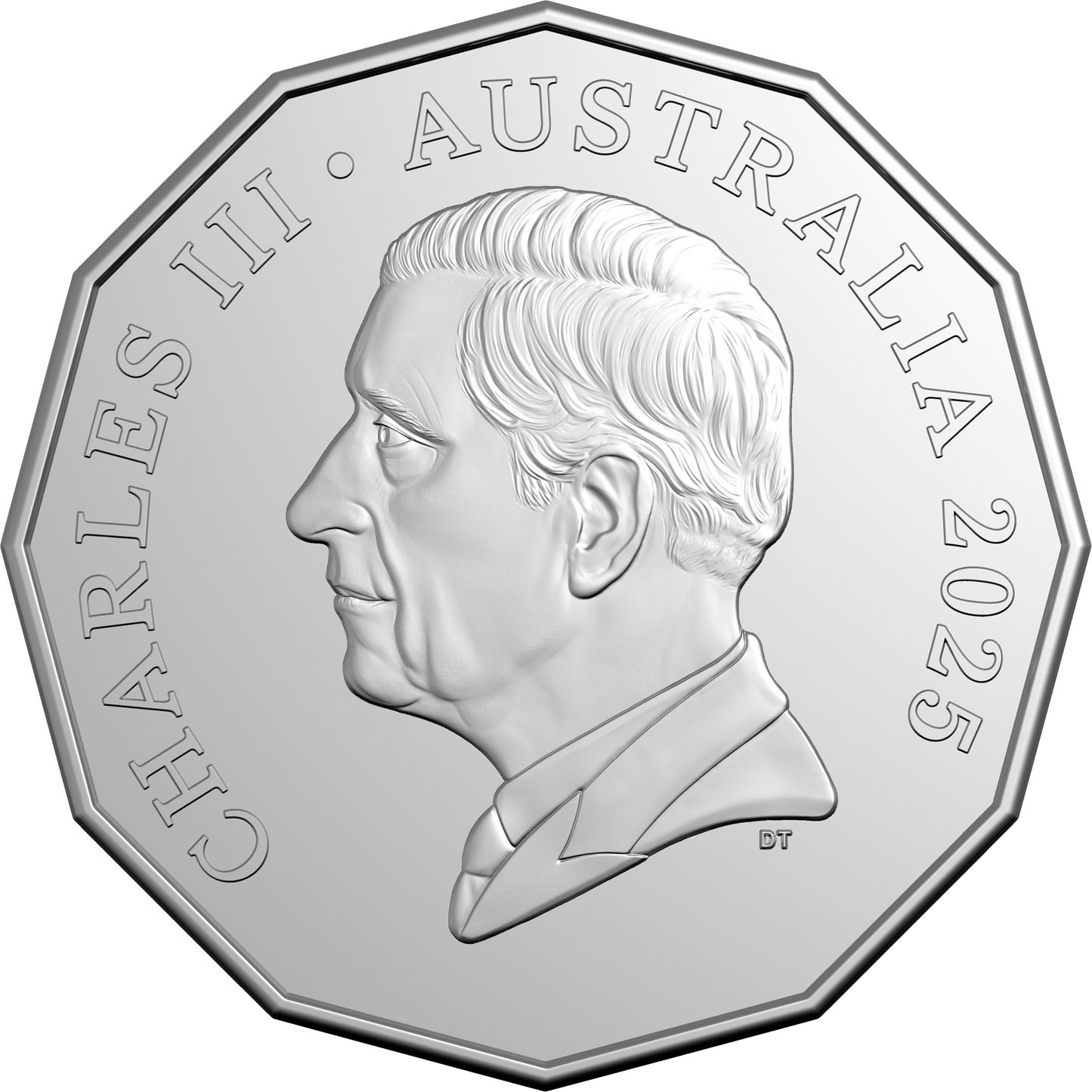 2025 50c King Charles III Obverse NON PREMIUM Roll