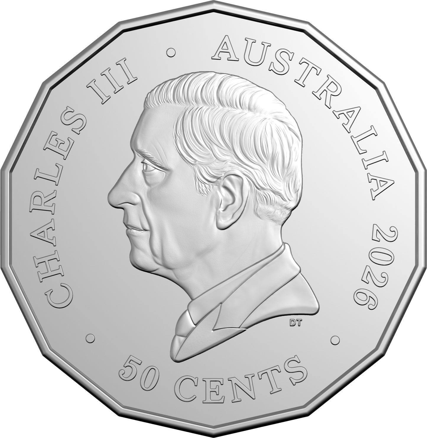 2026 50c Tetra Decagon Year of The Horse Uncirculated Coin