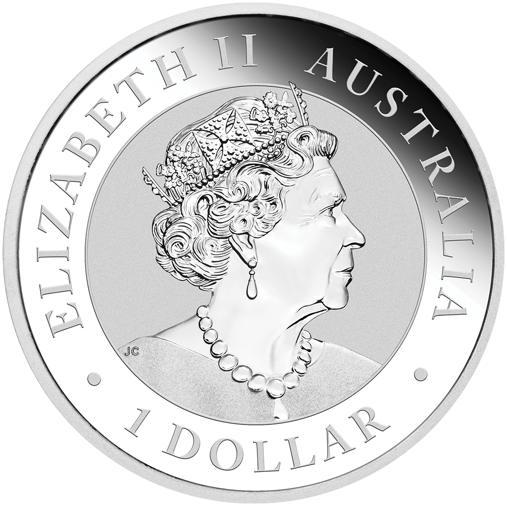 2019 $1 ANDA Perth 100th Anniversary of The Australian Koookaburra 'Square Penny' Privy Mark 1oz Silver Uncirculated Coin