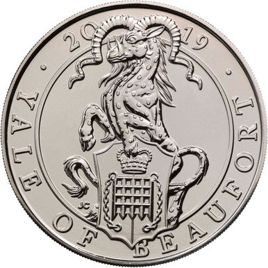 UK 2019 £5 The Queen's Beasts The Yale of Beaufort Uncirculated Coin