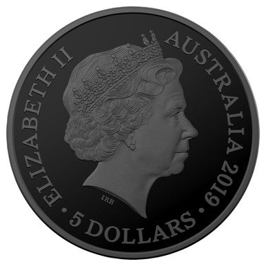 2019 $5 Echoes of Australian Fauna Night Parrot Selectively Gold Plated 1oz Silver Proof Coin