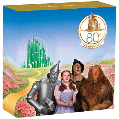 2019 $1 1oz Silver The Wizard of Oz 80th Anniversary