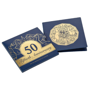 2019 50c 50th Anniversary of The Australian 50c Dodecagon Uncirculated 5 Coin Set