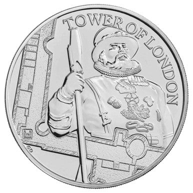 UK 2019 £5 The Tower of London The Yeoman Warders Uncirculated Coin