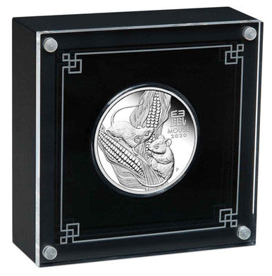 2020 $1 Lunar Year of The Mouse 1oz Silver Proof Coin