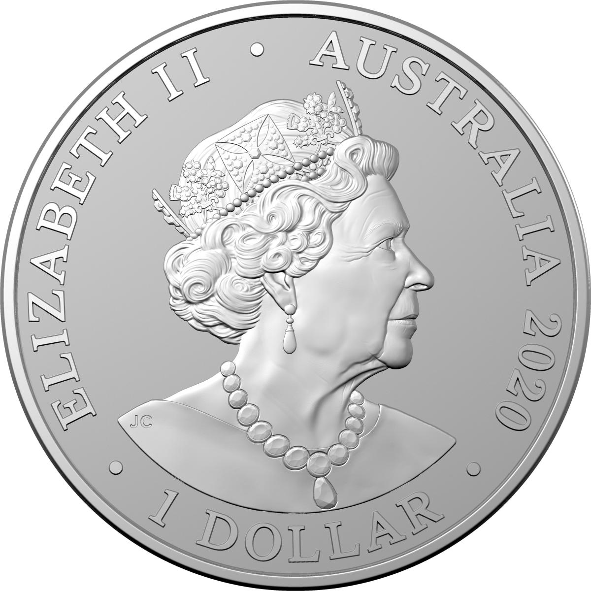 2020 $1 Australia's Most Dangerous Redback Spider 1oz Silver BU Coin