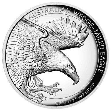 2020 $1 Australian Wedge-Tailed Eagle 1oz Silver High Relief Proof Coin