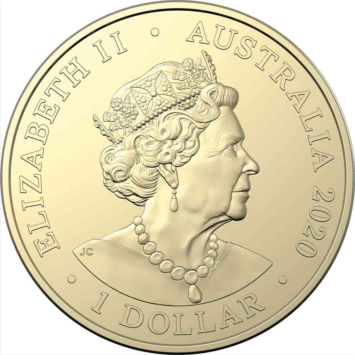 2020 $1 ANDA Perth Mob of Roos 'Black Swan' Privy Mark Uncirculated Coin