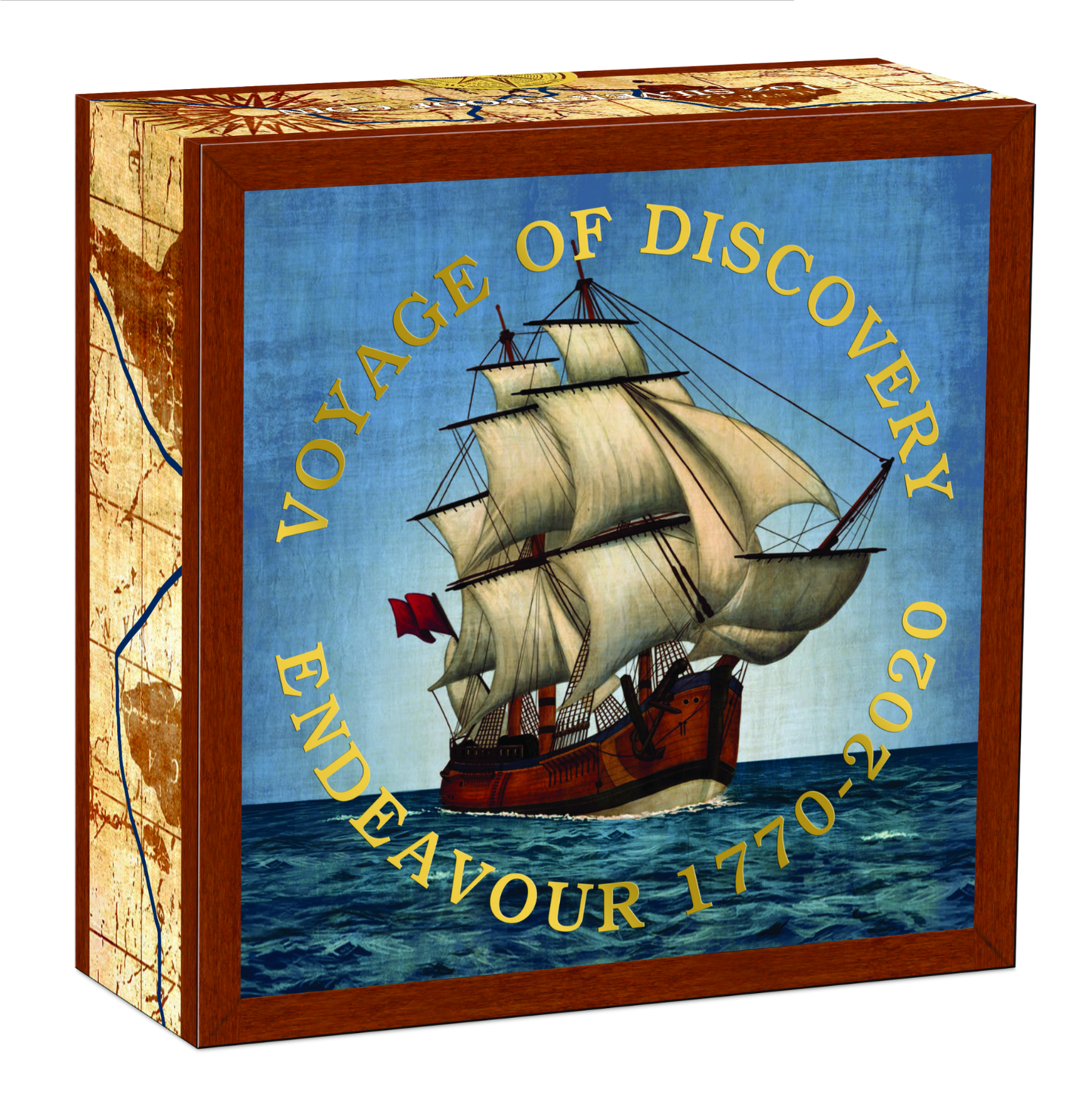2020 $1 Voyage of Discovery Endeavour 1oz Silver Proof Coin