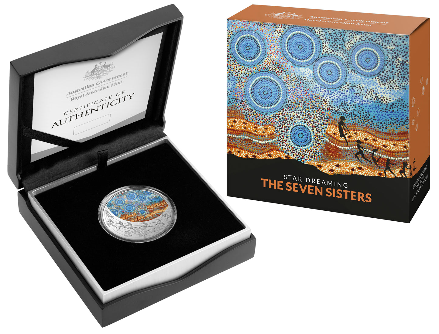 2020 $1 Star Dreaming The Seven Sisters 1/2oz Silver Coloured Uncirculated Coin