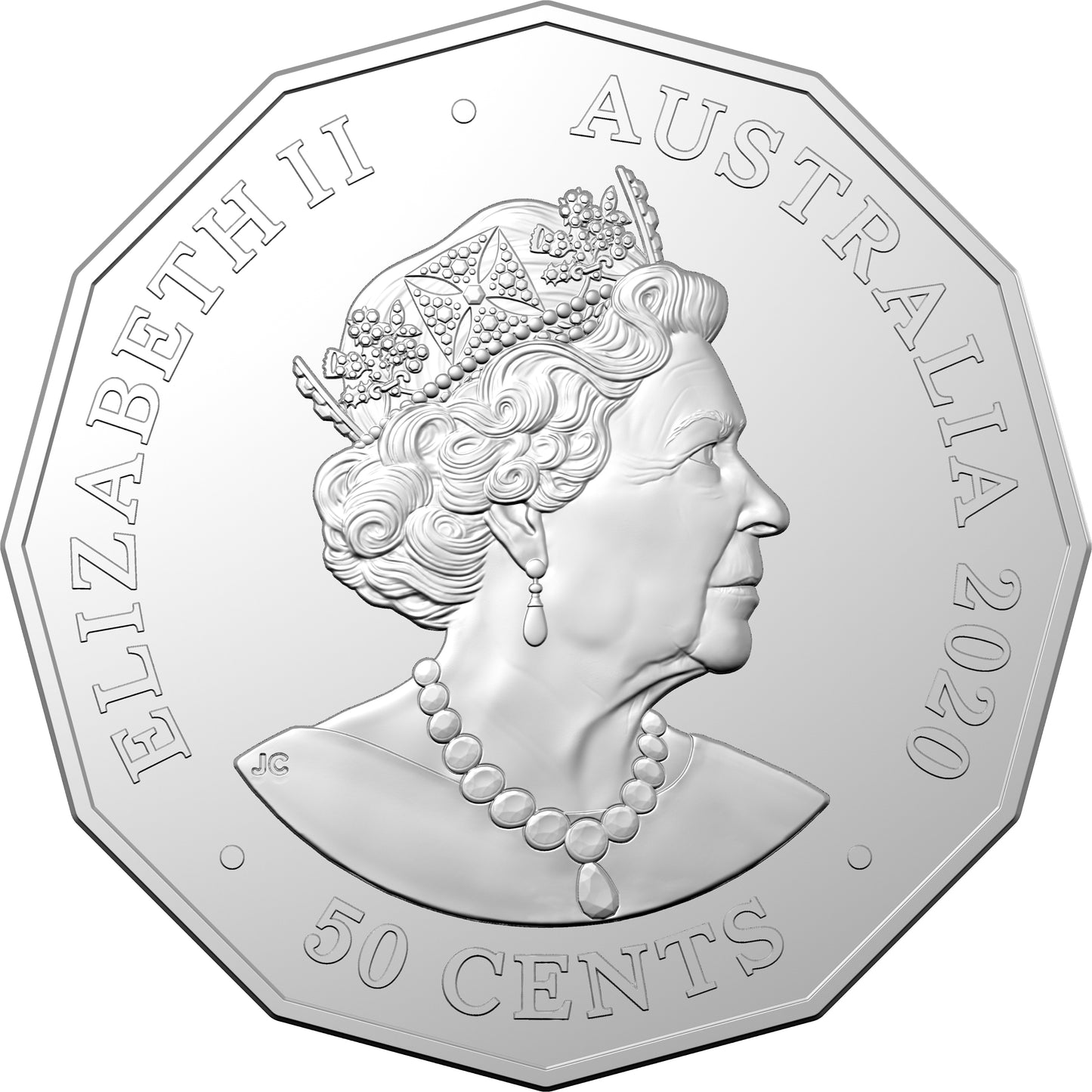 2020 50c Merry Christmas Uncirculated Coin