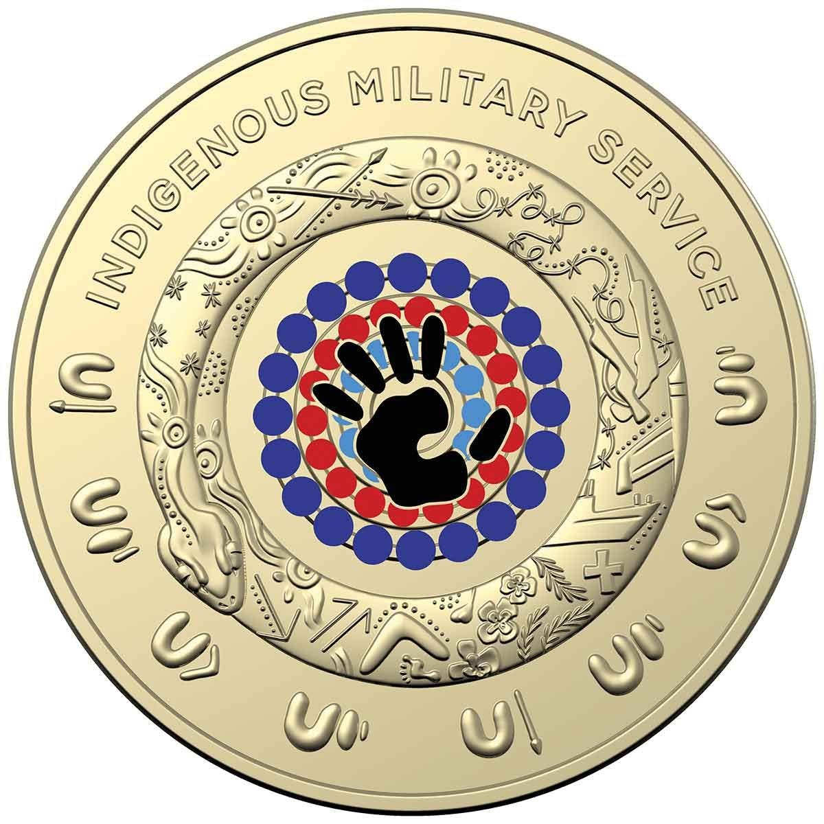 2021 $2 Indigenous Military Service We Will Remember Them Impressions PNC